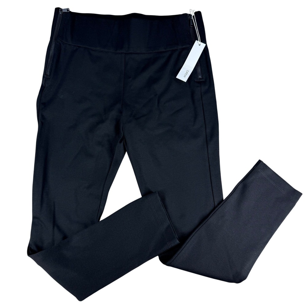 DREW Melanie Black‎ High Rise Zip Pocket Leggings Women's Medium M NWT Made USA